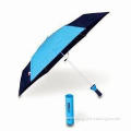Flowers Folding Umbrellas with Aluminum Shaft, Made of Nylon/Polyester, Customized Designs Welcomed